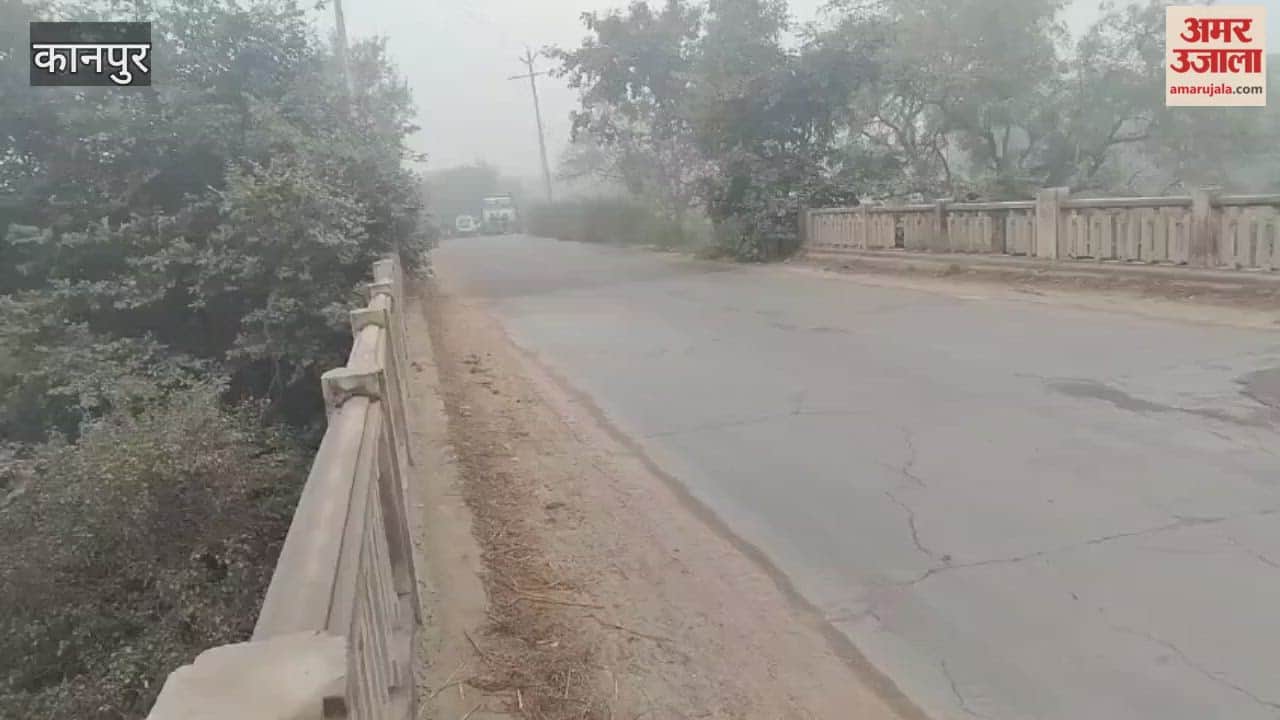 On the second day as well, overloaded trucks continued to rumble across the damaged bridge over Rind River