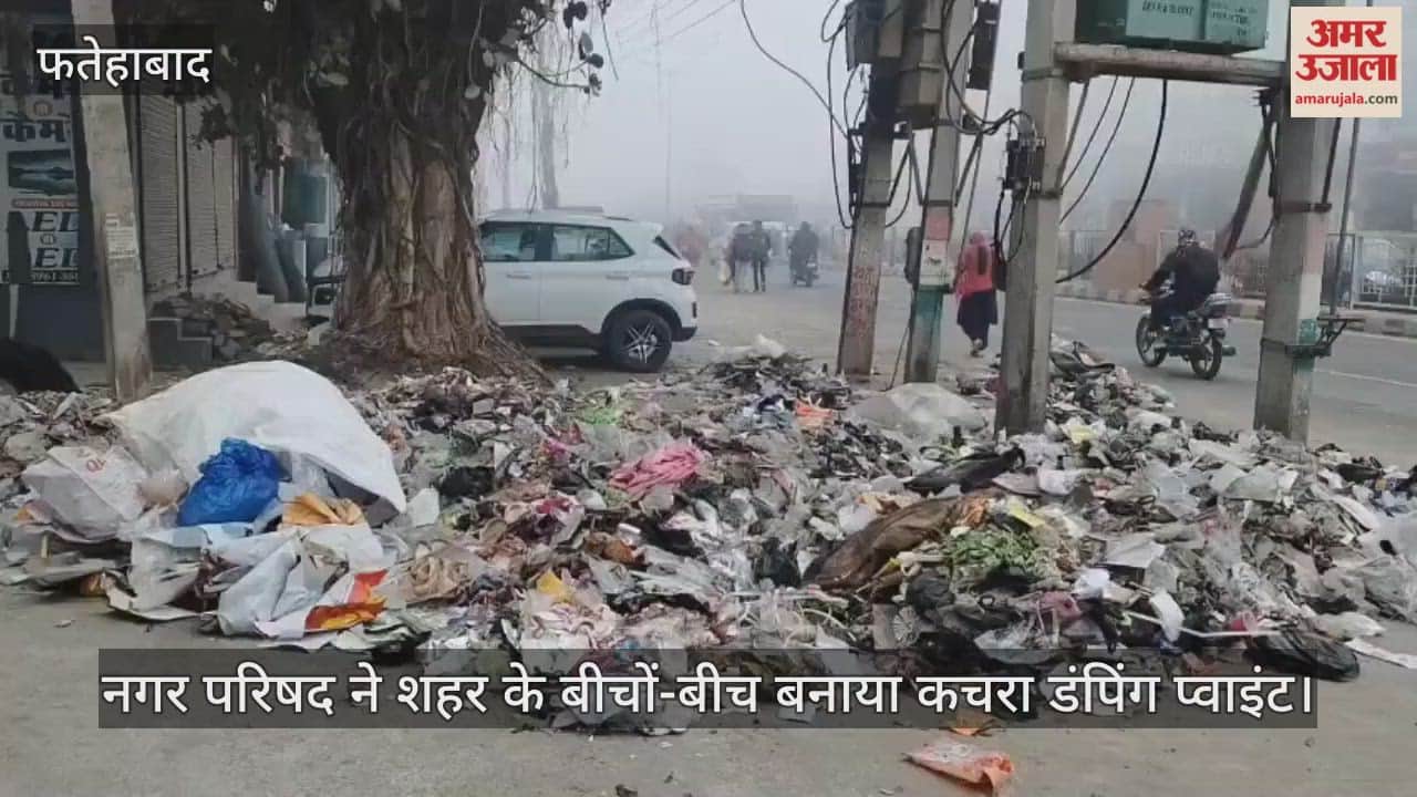 The Municipal Council has set up a garbage dumping point in the middle of the city