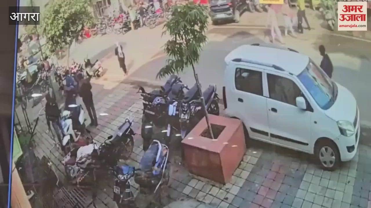 car driver hit motorcyclists and fled, video has gone viral