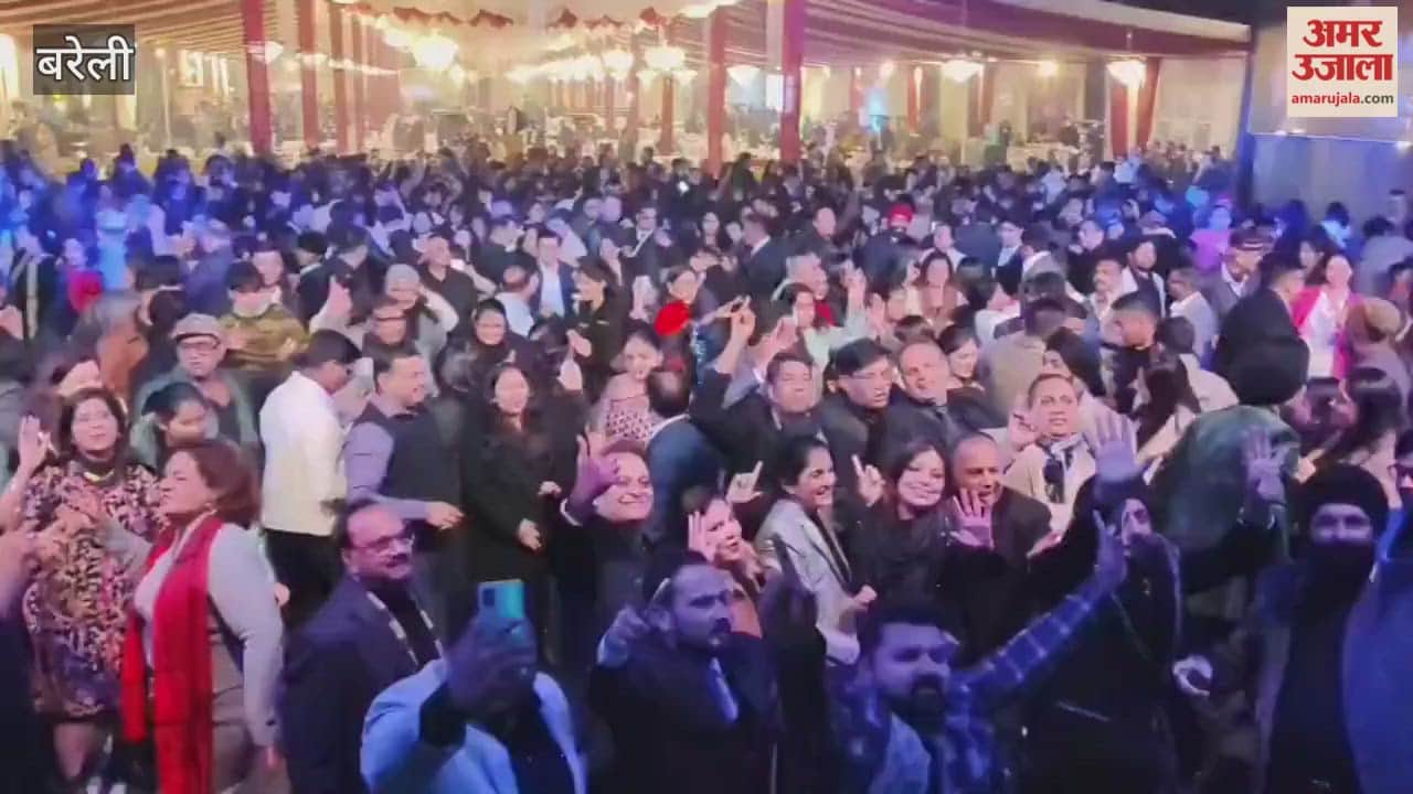 people celebrated the New Year with revelry that lasted late into the night in Bareilly