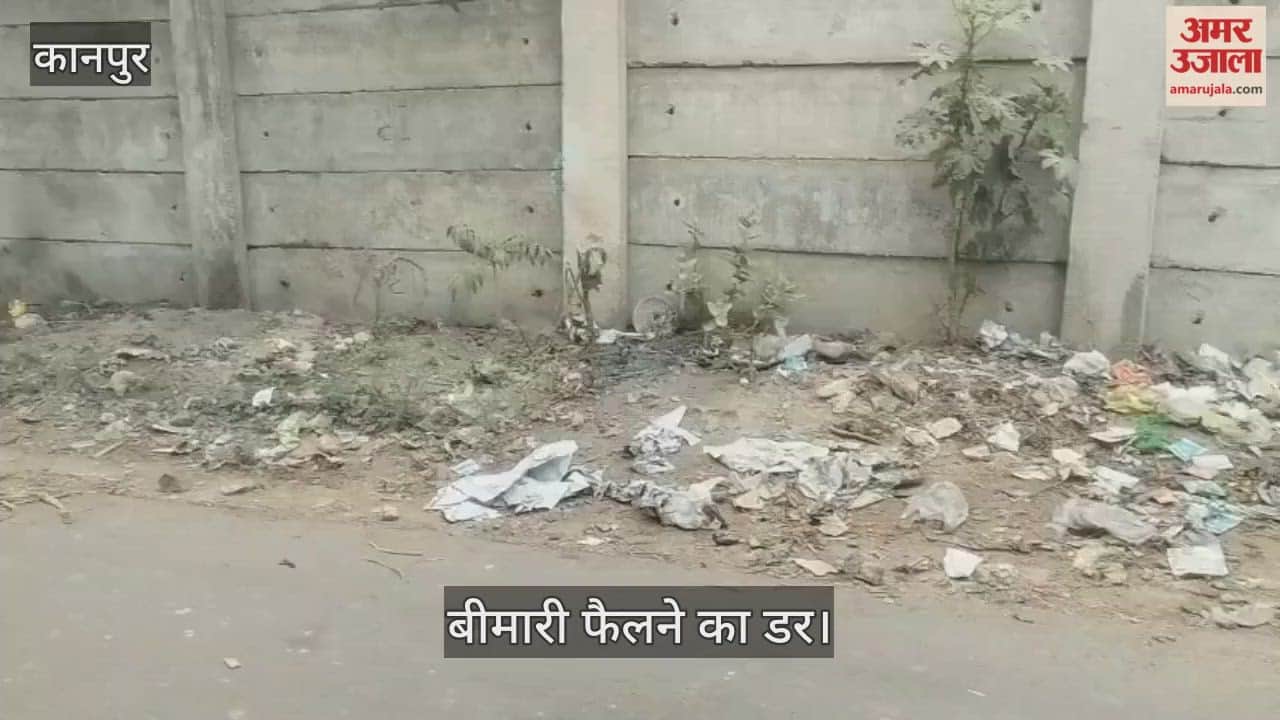 कानपुर: श्याम नगर रेलवे क्रॉसिंग के पास गंदगी का अंबार, सफाई न होने से स्थानीय लोग त्रस्त