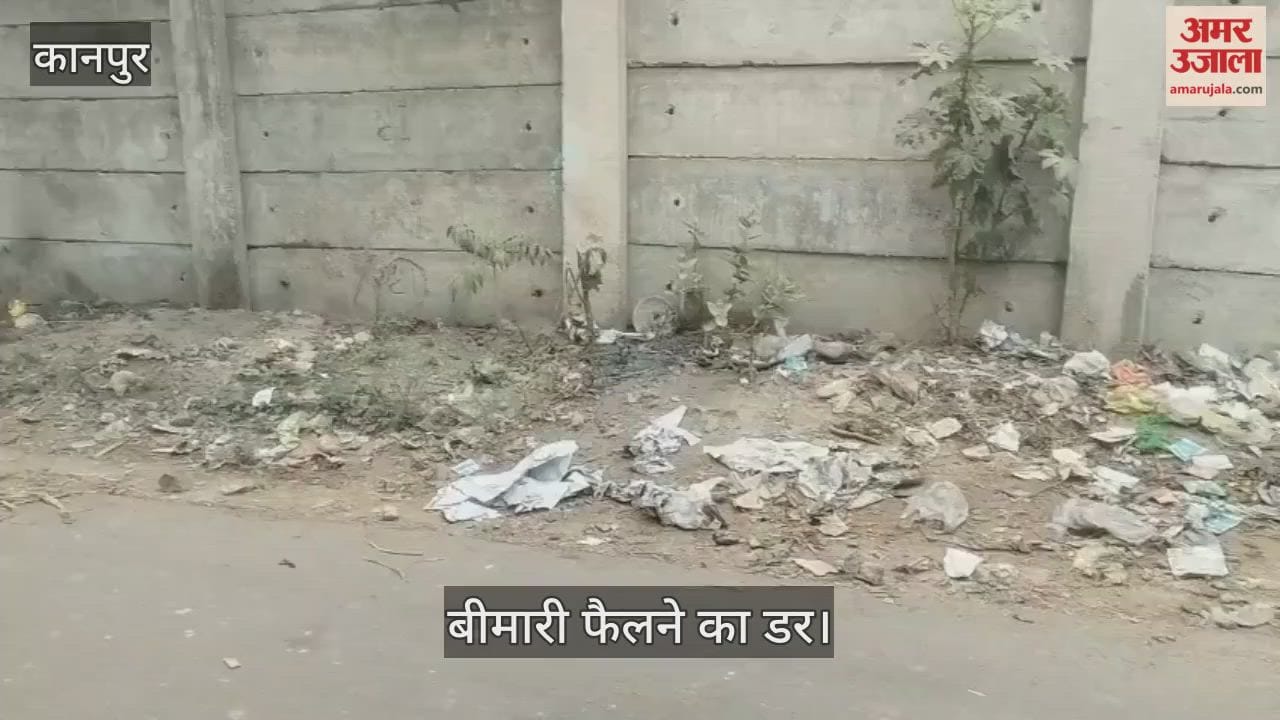 कानपुर: श्याम नगर रेलवे क्रॉसिंग के पास गंदगी का अंबार, सफाई न होने से स्थानीय लोग त्रस्त