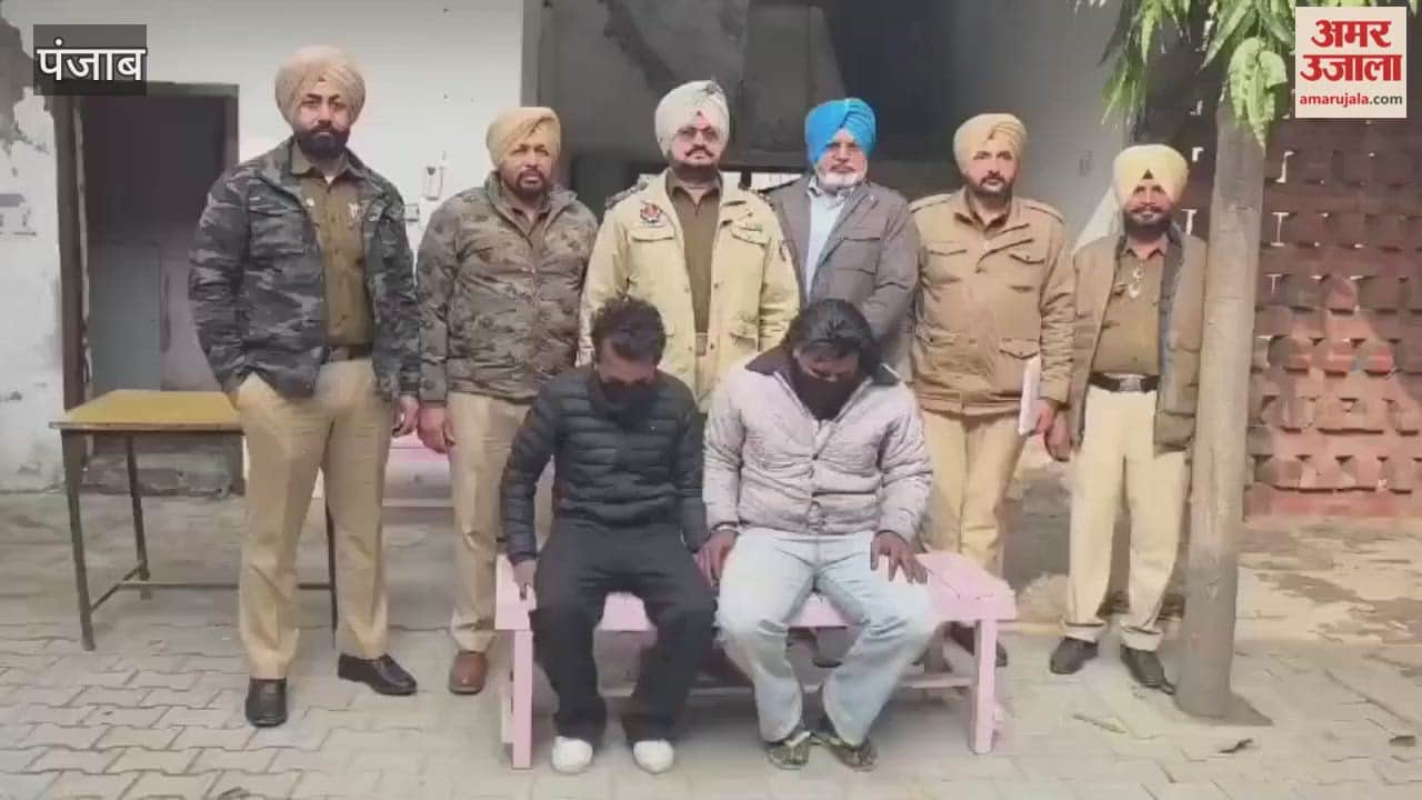 Moga police arrested two motorcycle riders with one kilogram of heroin.