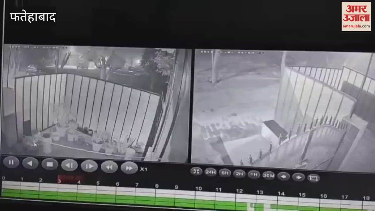 thief stole jewelry and cash worth lakhs of rupees from a house in Tohana, Fatehabad; the incident was captured on CCTV