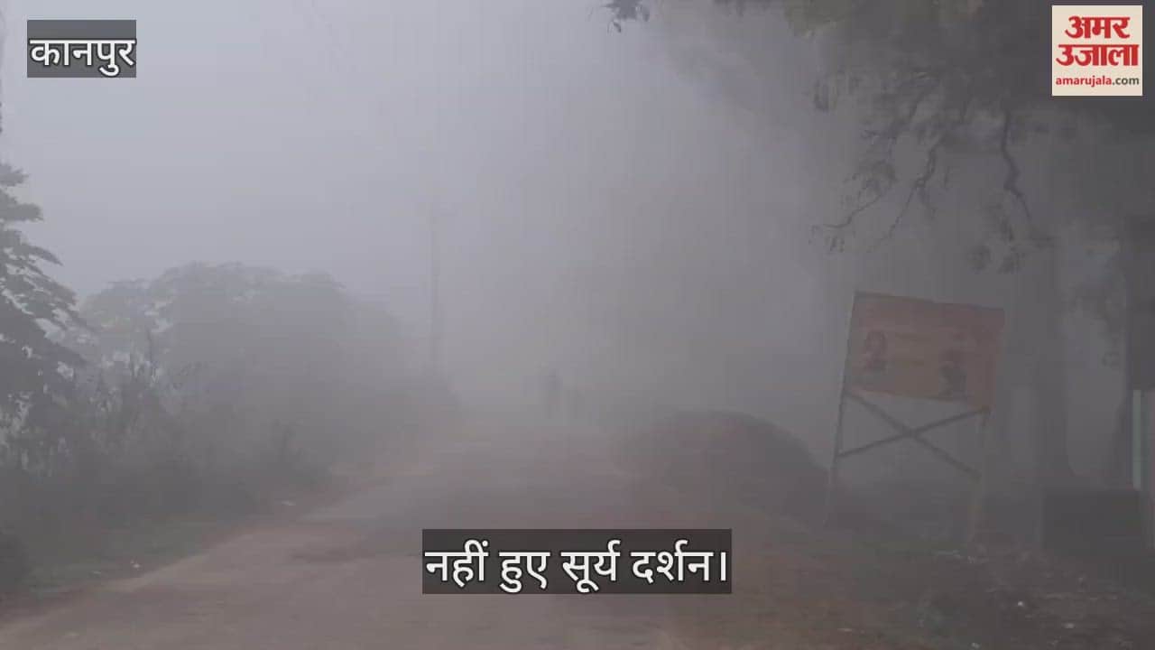 कानपुर: भीतरगांव इलाके में दिनभर छाया रहा कोहरा