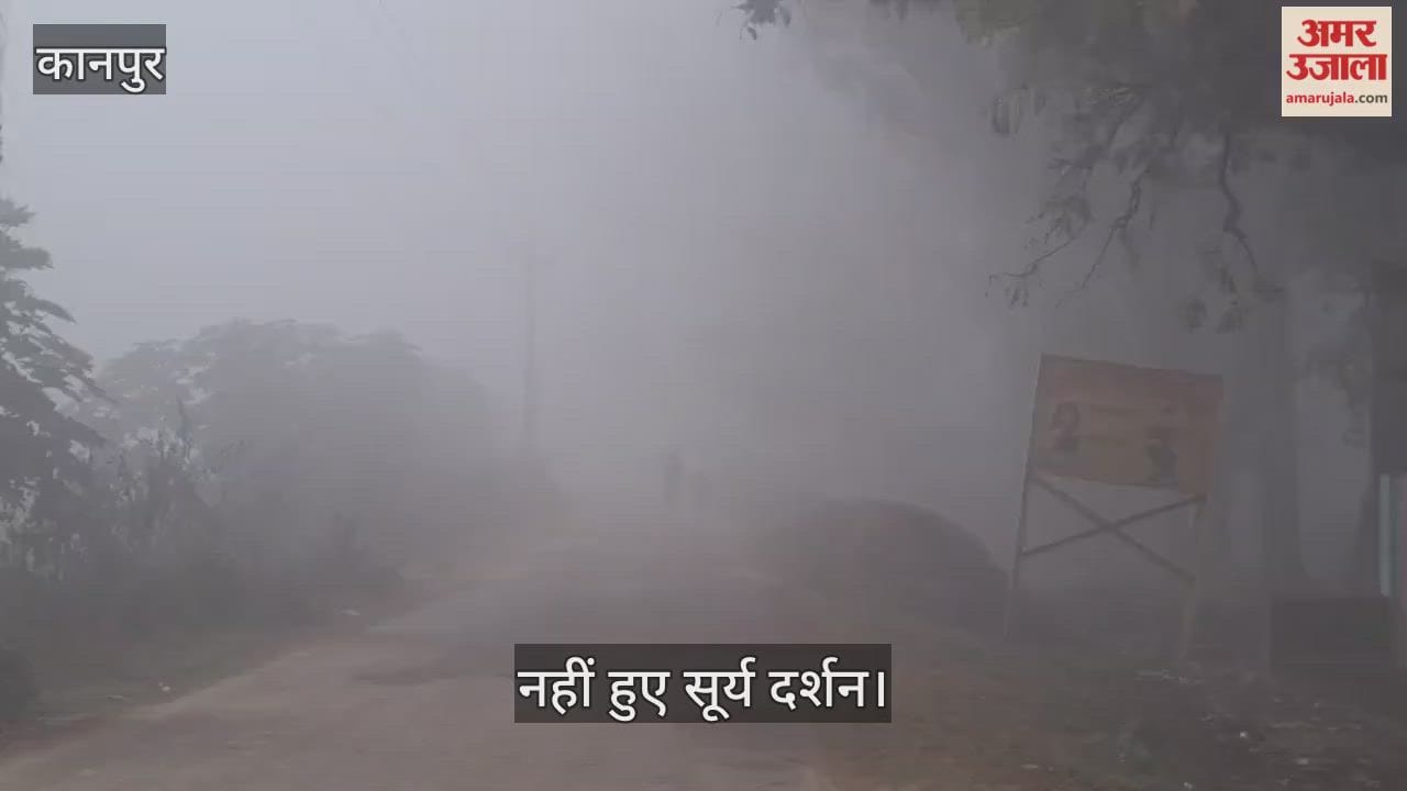 कानपुर: भीतरगांव इलाके में दिनभर छाया रहा कोहरा