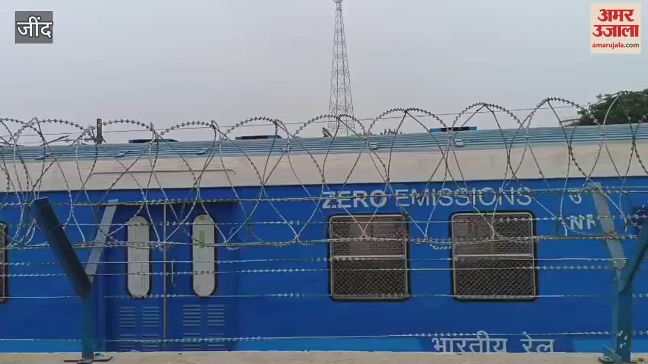 India's first hydrogen train arrives in Jind; it will travel 180 km on 360 kg of hydrogen.