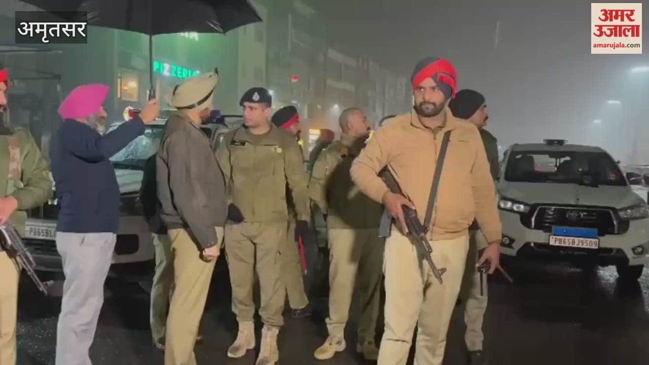 Light rain in Amritsar ahead of the new year