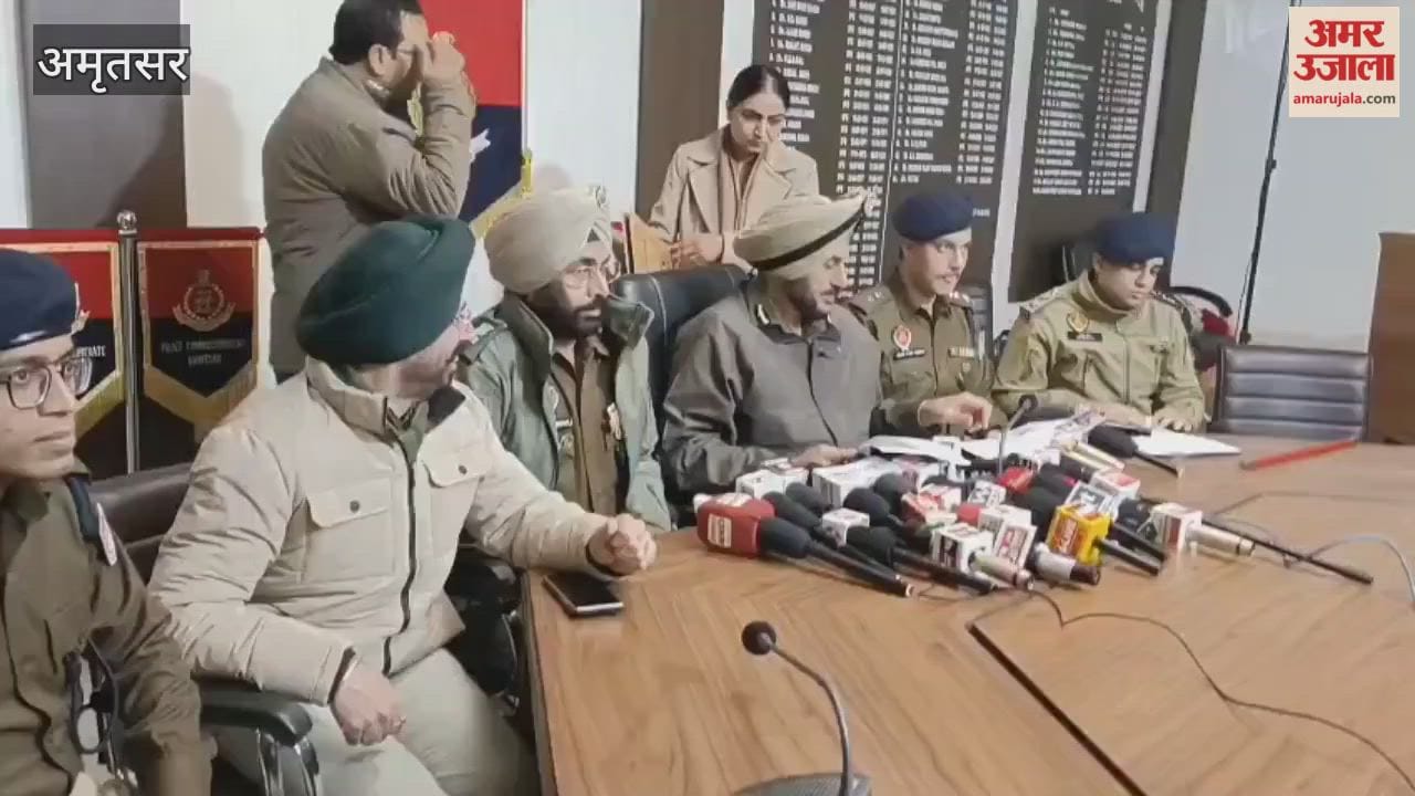 Amritsar Police Commissioner Gurpreet Singh Bhullar provided information on the achievements of 2025.