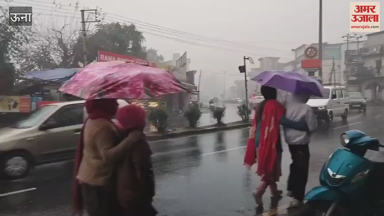 Una Light drizzle started in Una on Thursday morning