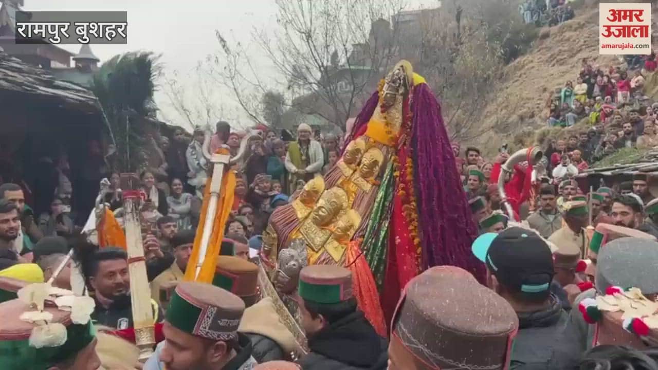 Rampur Bushahr A surge of devotion was witnessed on the birth anniversary of Sahib Panchveer Chatarkhand the revered deity of Kanchhid Ghodi
