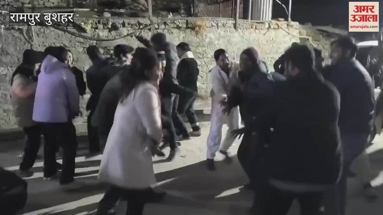 Tourists celebrated New Year's Eve until late at night amidst the biting cold in Kinnaur