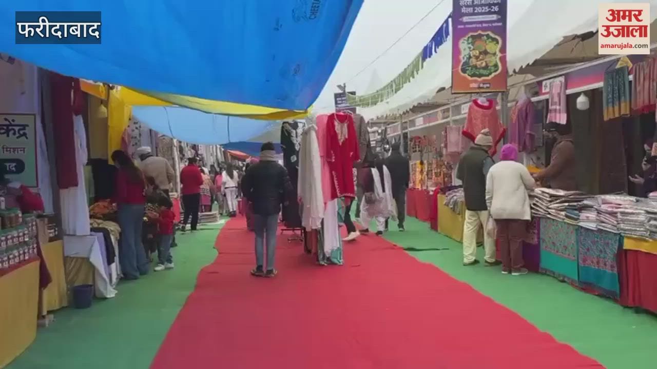 Tourists arrive in large numbers at Faridabad Saras Fair