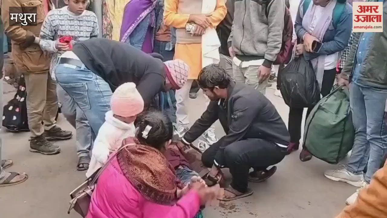 devotee fell ill at Shri Krishna Janmabhoomi in Mathura on new year due to crowd