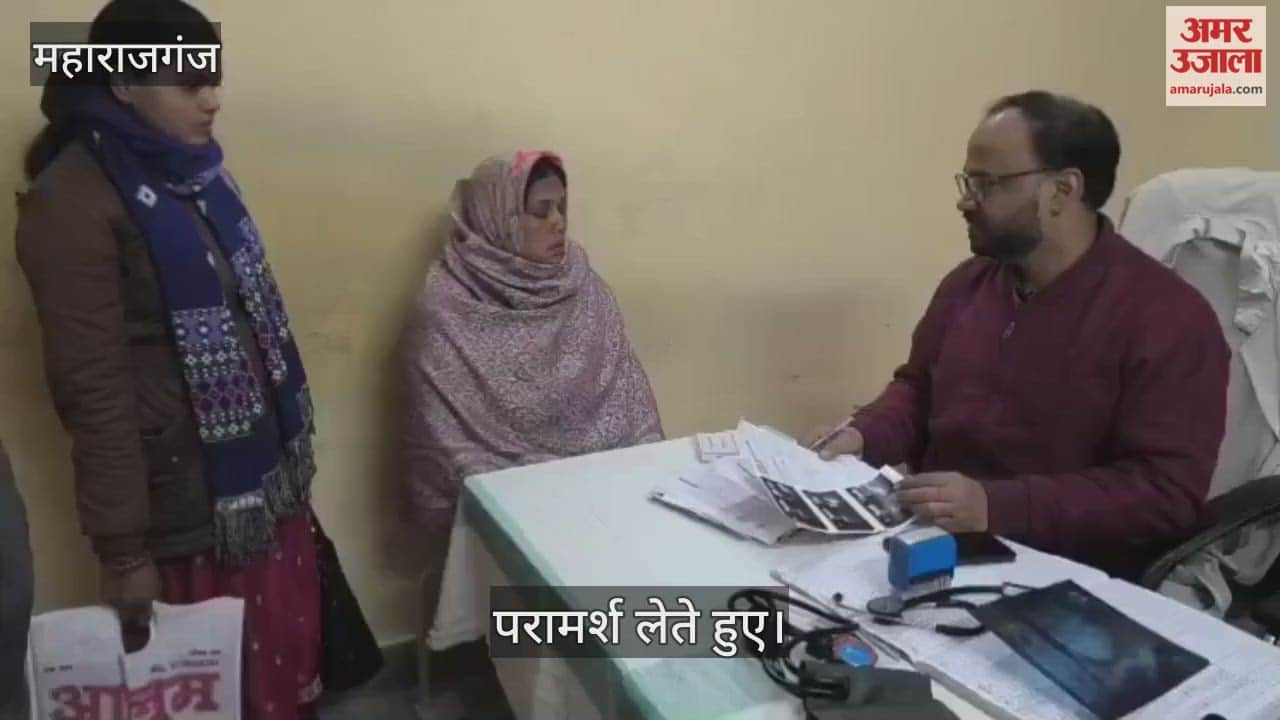 Crowd of patients in district hospitals