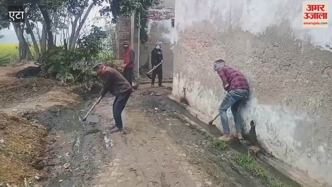 Villagers launched cleanliness campaign in Etah