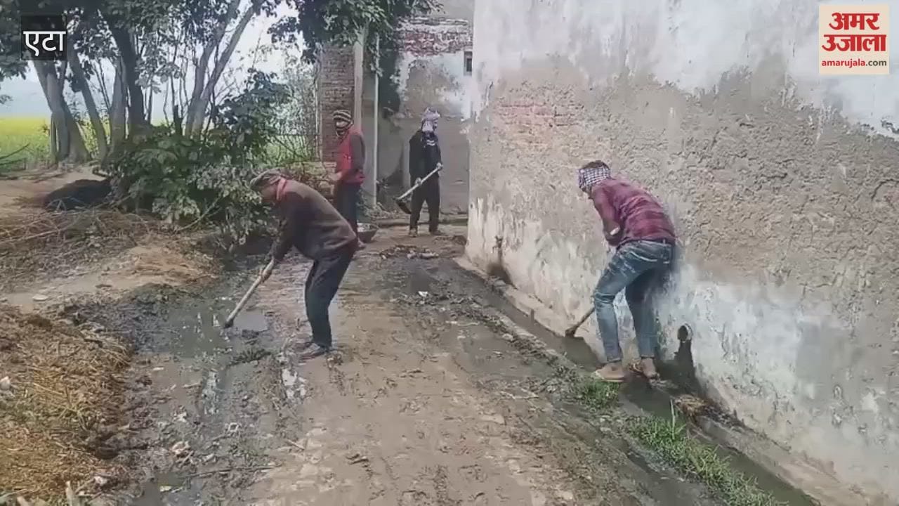 Villagers launched cleanliness campaign in Etah