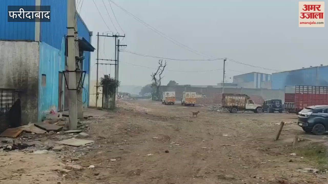 There are no roads in Sarurpur industrial area of Faridabad