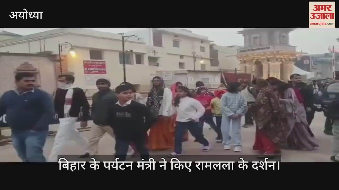 बिहार के पर्यटन मंत्री ने किए रामलला के दर्शन, बोले- सीतामढ़ी में हो रहा भव्य सीता माता मंदिर का निर्माण