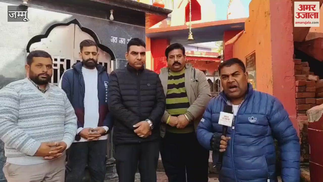 Officials providing information about the Hindu conferences being held at various locations in Chenani.