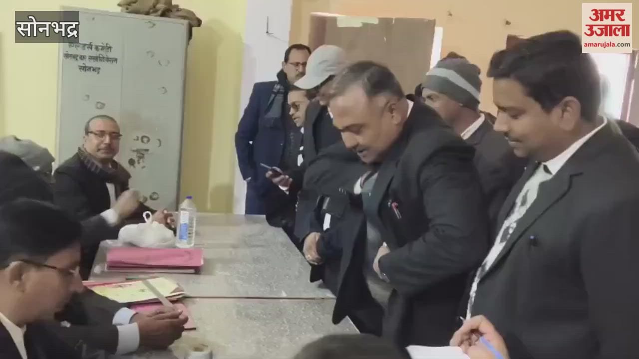 Six candidates each filed nominations for posts of President and General Secretary in sonbhadra