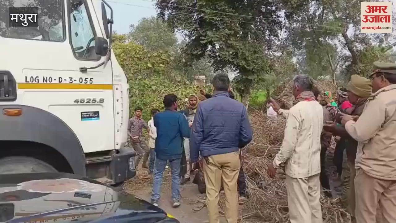 young man died in truck accident in mathura