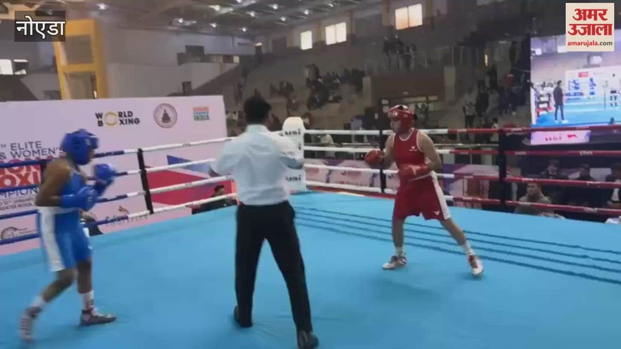 Matches between players took place on third day of National Boxing Championship in Greater Noida