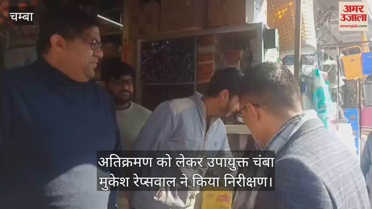 Deputy Commissioner Chamba Mukesh Repswal inspected the encroachment.