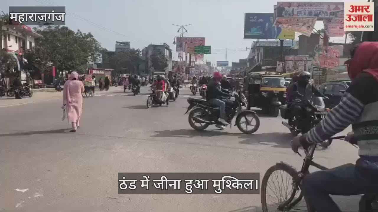 Huge crowds on the streets after sunrise