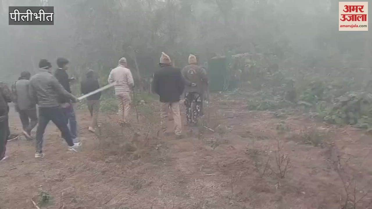 leopard is roaming around the village of Barramau in Pilibhit