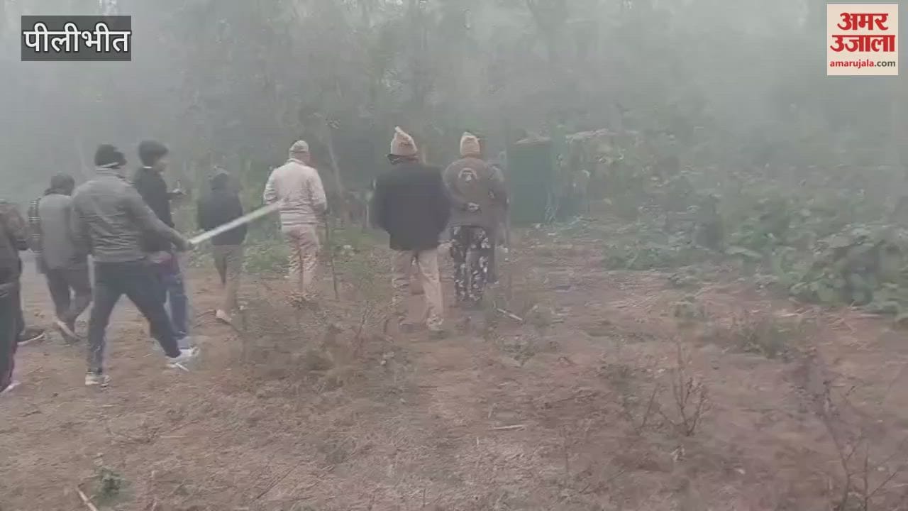 leopard is roaming around the village of Barramau in Pilibhit