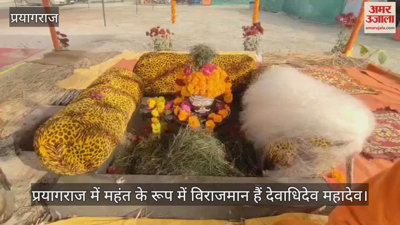 In Prayagraj, the Supreme God Mahadev is seated as a Mahant and listens to the calls of his devotees.