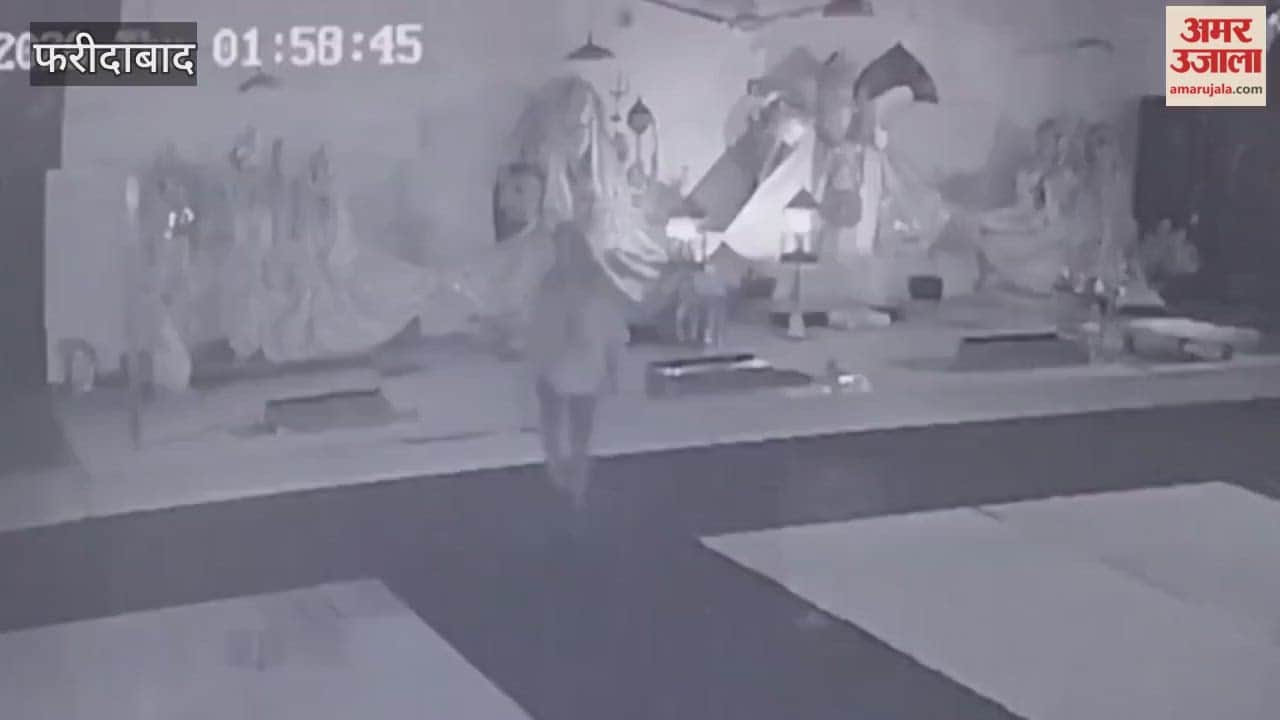 Thieves stole crown from Siddha Peeth Hanuman Temple in Faridabad