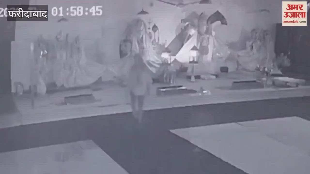 Thieves stole crown from Siddha Peeth Hanuman Temple in Faridabad