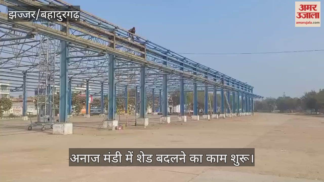 Work on changing the shed in the grain market has begun