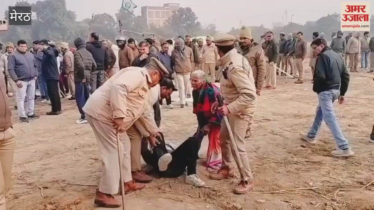 Meerut: Farmers forcefully leave protest in Ganganagar
