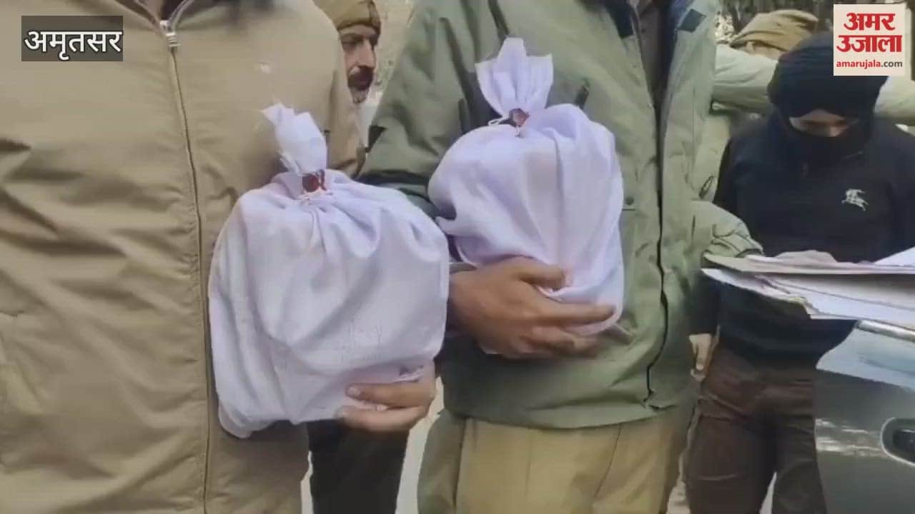 Police arrested an accused in Amritsar with three kilograms of heroin.