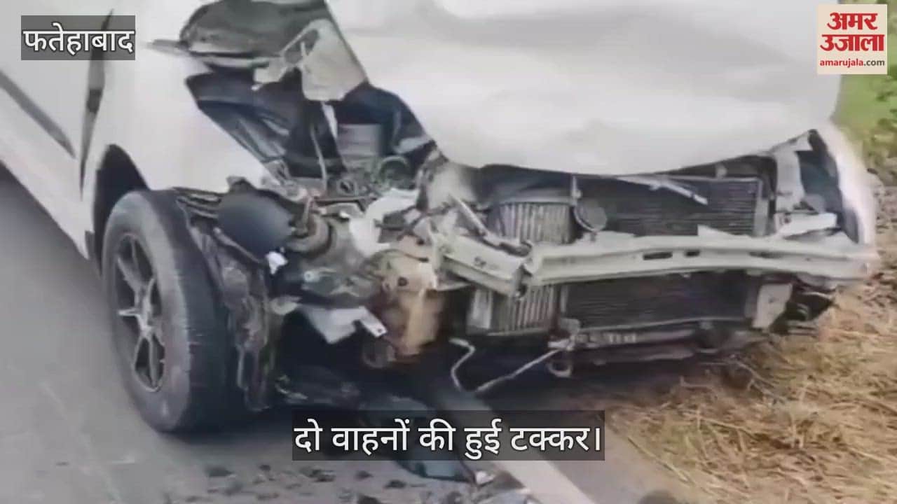 two-vehicle collision in Fatehabad
