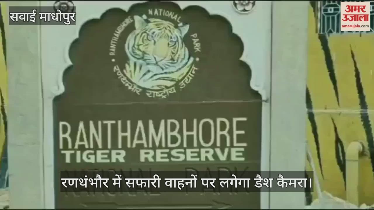 Dash cameras will be installed on safari vehicles in Ranthambore