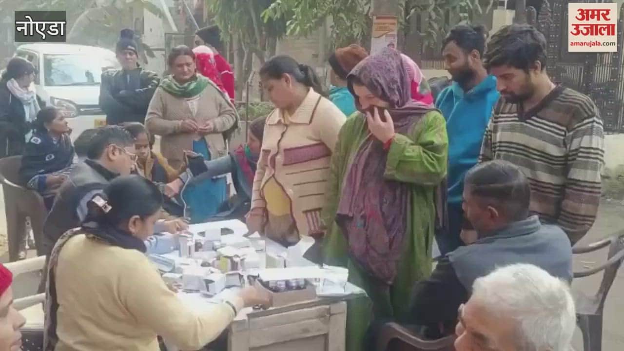 A health camp was set up in Sector Alpha Two