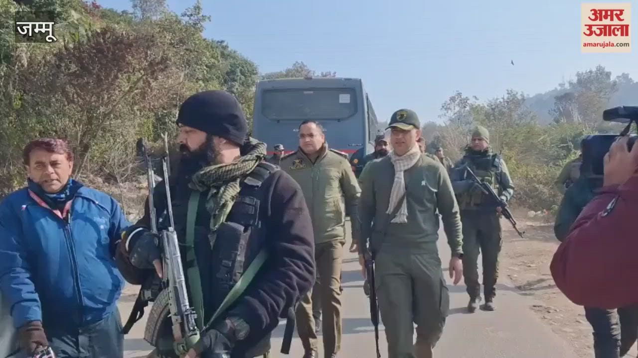 Jammu: Security forces conduct intensive operation in Sidhra, searching forest areas ahead of Republic Day.