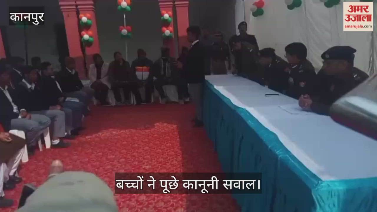 कानपुर के छात्रों ने जाना कैसे काम करती है पुलिस, कमिश्नर रघुवीर लाल ने किया सीधा संवाद