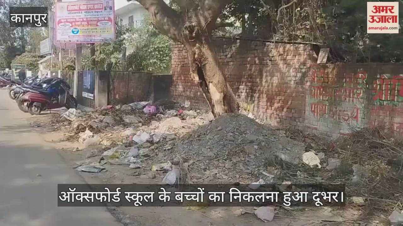 कानपुर: श्याम नगर सी ब्लॉक में गंदगी का अंबार, कूड़ा न उठने से सड़कों पर पसरी बदबू