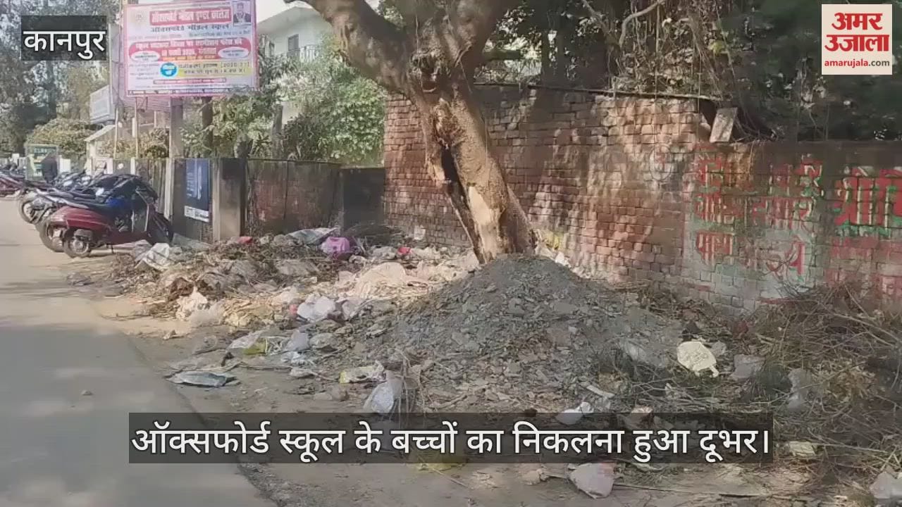 कानपुर: श्याम नगर सी ब्लॉक में गंदगी का अंबार, कूड़ा न उठने से सड़कों पर पसरी बदबू