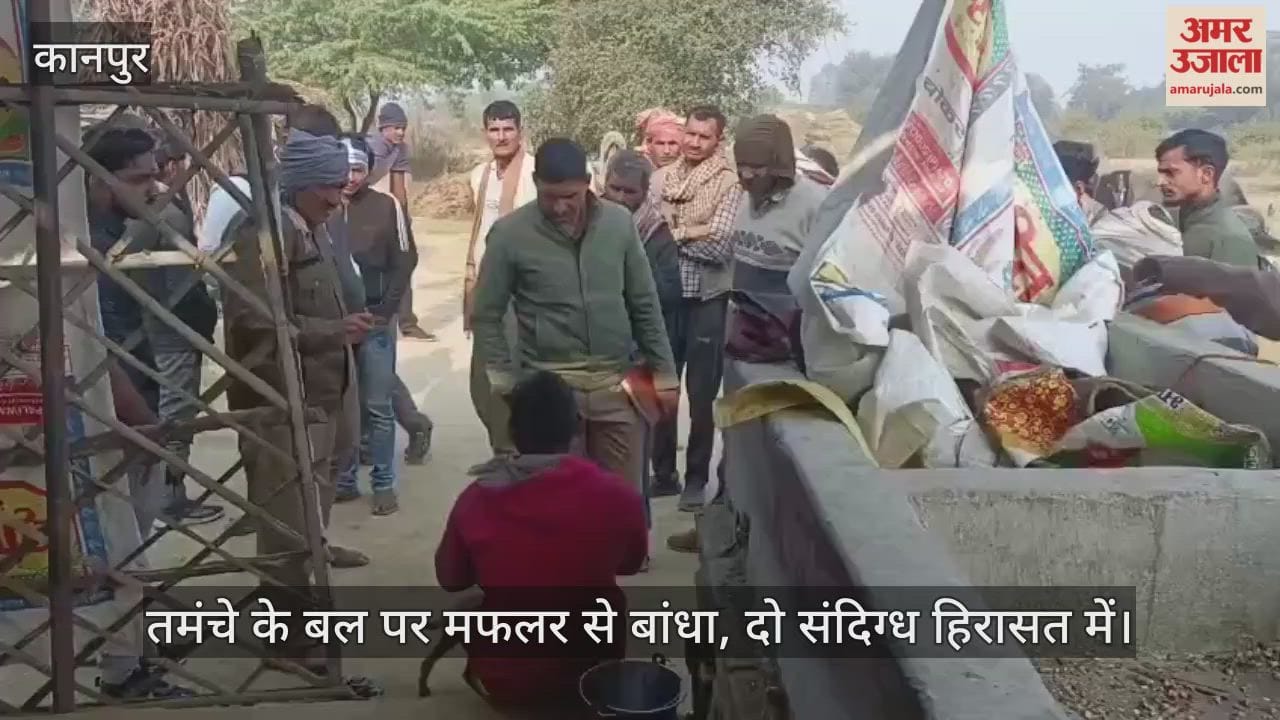 कानपुर: किसान को बंधक बना अज्ञात बदमाशों ने चार भैंसे खोली, इग्रामीणों के जागने पर दो को छोड़ भागे बदमाश