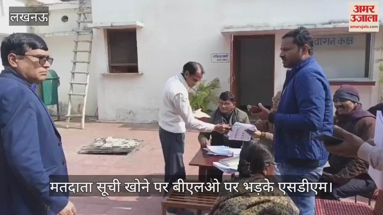 लखनऊ में मतदाता सूची खोने पर बीएलओ पर भड़के एसडीएम, महिला बोली- आधार, पासपोर्ट है, वोटर आई नहीं बनी