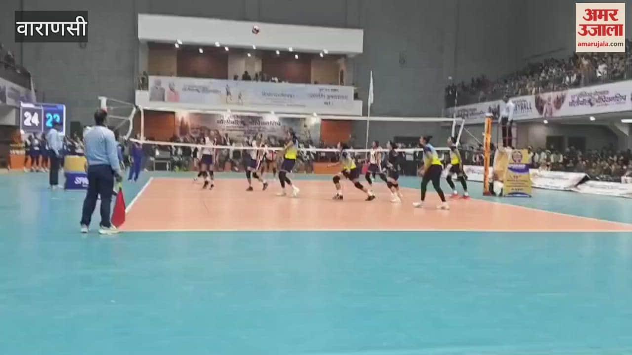 Volleyball Championship thrilling match between Indian Railways and Kerala teams