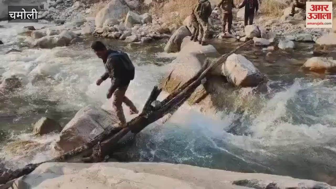 Jyotirmath: The team had gone to extinguish a fire in the hills of Pulna, but due to the treacherous terrain