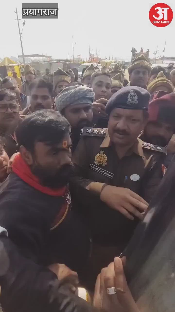 सपा नेता संदीप यादव को पुलिस ने लिया हिरासत में, सीएम योगी के आने से पहले हरकत में आया प्रशासन