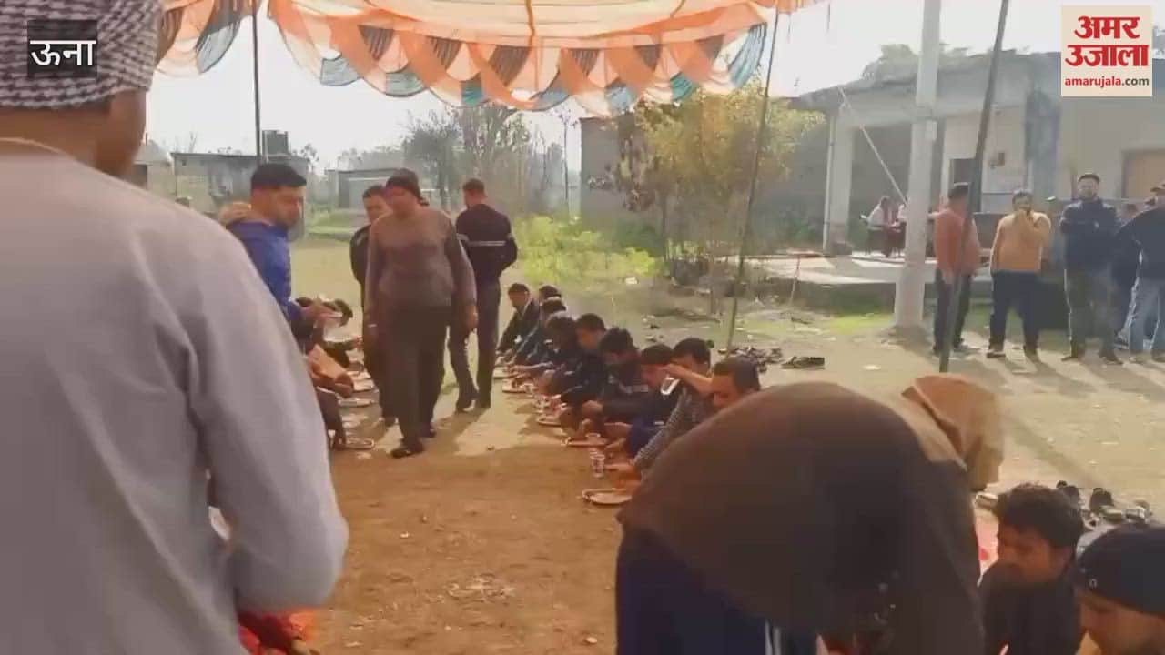 Una Mass Bhandara organized on Lohri festival in Chakk village